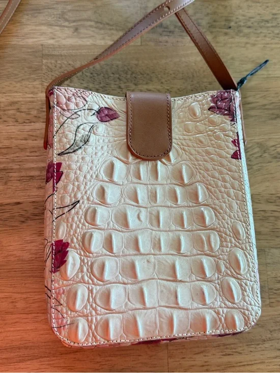 NWOT Brahmin Marley Lotus Bloomsbury in Genuine Leather - Picture 2 of 6